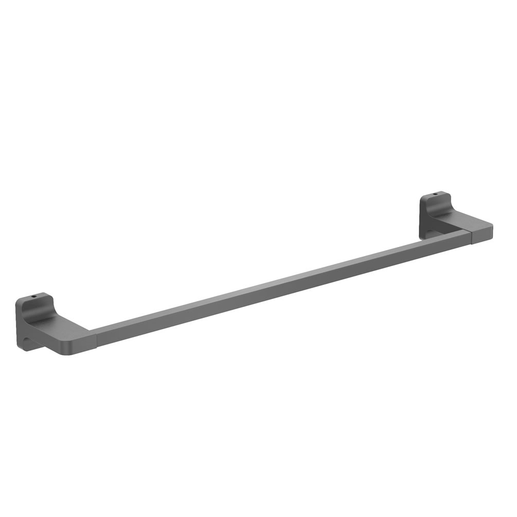 Cutout image of Crosswater Rotar Slate 450mm Towel Rail